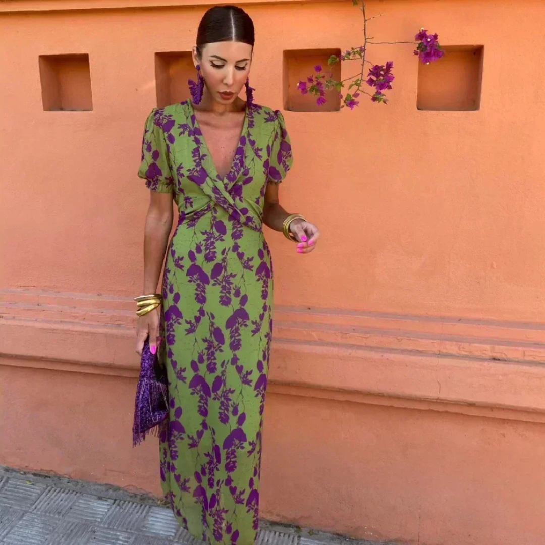 Merel jurk – elegante en luchtige lange jurk perfect voor zonnige dagen